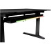 Birou Gaming Genesis Holm Modular 140, 140x75cm, înălțime reglabilă 70-90cm, iluminare LED RGB, MDF si otel, negru Birou Gaming Genesis Holm Modular 140, 140x75cm, înălțime reglabilă 70-90cm, iluminare LED RGB, MDF si otel, negru