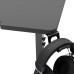 Birou Gaming Genesis Holm Modular 180, 180x75cm, înălțime reglabilă 70-90cm, iluminare LED RGB, MDF si otel, negru Birou Gaming Genesis Holm Modular 180, 180x75cm, înălțime reglabilă 70-90cm, iluminare LED RGB, MDF si otel, negru
