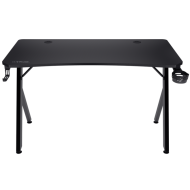 Birou Gaming Trust GXT 700 Omnius, 120x60x74cm, cadru din oțel, suporturi pentru accesoriil, negru Birou Gaming Trust GXT 700 Omnius, 120x60x74cm, cadru din oțel, suporturi pentru accesoriil, negru