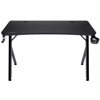 Birou Gaming Trust GXT 700 Omnius, 120x60x74cm, cadru din oțel, suporturi pentru accesoriil, negru Birou Gaming Trust GXT 700 Omnius, 120x60x74cm, cadru din oțel, suporturi pentru accesoriil, negru