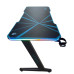Birou Gaming SPACER SPGD-RGB-140-02, 140x60x73cm, iluminare RGB, blat MDF, cadru otel, mousepad integral, suport casti, suport pahar, negru Birou Gaming SPACER SPGD-RGB-140-02, 140x60x73cm, iluminare RGB, blat MDF, cadru otel, mousepad integral, suport casti, suport pahar, negru