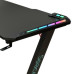 Birou Gaming SPACER SPGD-RGB-140-01, 140x60x73cm, iluminare RGB, blat MDF, cadru otel, suport casti, suport pahar, negru Birou Gaming SPACER SPGD-RGB-140-01, 140x60x73cm, iluminare RGB, blat MDF, cadru otel, suport casti, suport pahar, negru