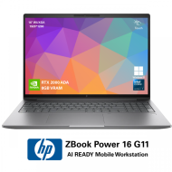 Laptop Refurbished HP ZBook Power 16 G11 Mobile AI Workstation, Intel Core Ultra 7 165H, 32GB DDR5, 512GB SSD, NVIDIA RTX 2000 8GB, 16” WUXGA (1920×1200) Touchscreen, Webcam, Win11 Pro Laptop Refurbished HP ZBook Power 16 G11 Mobile AI Workstation, Intel Core Ultra 7 165H, 32GB DDR5, 512GB SSD, NVIDIA RTX 2000 8GB, 16” WUXGA (1920×1200) Touchscreen, Webcam, Win11 Pro