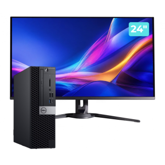 Pachet Calculator Second Hand DELL OptiPlex 5070 SFF, Intel Core i5-9400 2.90-4.10GHz, 16GB DDR4, 256GB SSD + Monitor 24" Pachet Calculator Second Hand DELL OptiPlex 5070 SFF, Intel Core i5-9400 2.90-4.10GHz, 16GB DDR4, 256GB SSD + Monitor 24"