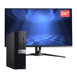 Pachet Calculator Second Hand DELL OptiPlex 5070 SFF, Intel Core i7-9700 3.00-4.70GHz, 8GB DDR4, 256GB SSD + Monitor 24" Pachet Calculator Second Hand DELL OptiPlex 5070 SFF, Intel Core i7-9700 3.00-4.70GHz, 8GB DDR4, 256GB SSD + Monitor 24"