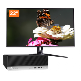Pachet Calculator Second Hand HP ProDesk 400 G4 SFF, Intel Core i5-6500 3.20 - 3.60GHz, 8GB DDR4, 256GB NVMe SSD + Monitor 22" Pachet Calculator Second Hand HP ProDesk 400 G4 SFF, Intel Core i5-6500 3.20 - 3.60GHz, 8GB DDR4, 256GB NVMe SSD + Monitor 22"