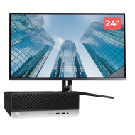 Pachet PC Second Hand HP ProDesk 400 G4 SFF, Intel Core i5-6500 3.20 - 3.60GHz, 8GB DDR4, 256GB NVMe SSD + Monitor 24" Pachet PC Second Hand HP ProDesk 400 G4 SFF, Intel Core i5-6500 3.20 - 3.60GHz, 8GB DDR4, 256GB NVMe SSD + Monitor 24"