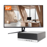 Pachet PC Second Hand HP ProDesk 600 G4 SFF, Intel Core i5-8500 3.00 - 4.10GHz, 8GB DDR4, 256GB NVMe SSD + Monitor 22" Pachet PC Second Hand HP ProDesk 600 G4 SFF, Intel Core i5-8500 3.00 - 4.10GHz, 8GB DDR4, 256GB NVMe SSD + Monitor 22"