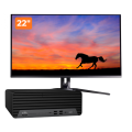 Pachet PC Second Hand HP EliteDesk 800 G6 SFF, Intel Core i5-10500 3.10-4.50GHz, 8GB DDR4, 256GB NVMe SSD + Monitor 22" Pachet PC Second Hand HP EliteDesk 800 G6 SFF, Intel Core i5-10500 3.10-4.50GHz, 8GB DDR4, 256GB NVMe SSD + Monitor 22"