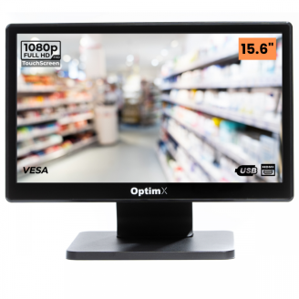 Monitor Touchscreen POS OptimX Pro MY156, 15.6", Full HD, HDMI, USB, VESA - Monitor Tactil pentru Magazin, Restaurant, HoReCa, Gen 2 Monitor Touchscreen POS OptimX Pro MY156, 15.6", Full HD, HDMI, USB, VESA - Monitor Tactil pentru Magazin, Restaurant, HoReCa, Gen 2